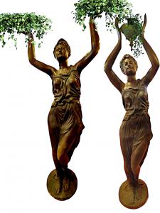 Sculture guèridon in bronzo Francia XIX secolo 